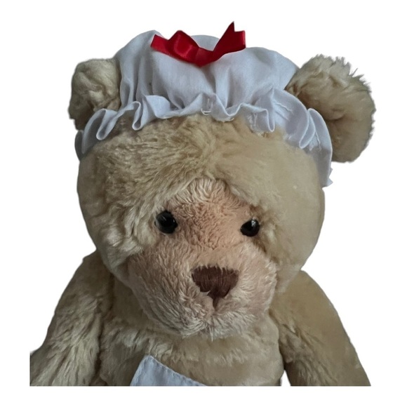 Mary Meyer Colonnial Williamsburg Pilgrim Teddy Bear Bonet Apron‎ 15” - Picture 8 of 8